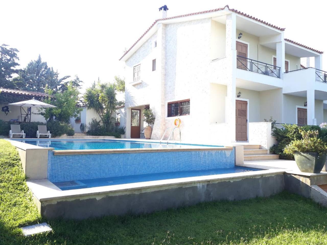 Villa Corina Near The Airport Kouvarás Exterior foto